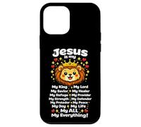 Jesus Is My King Lion Christian Faith Bible Verse Case for iPhone 12 mini