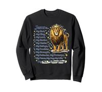 Jesus Is My King Lion Christian Faith Quote Sweatshirt