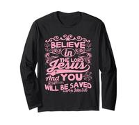 Jesus is My King Tshirt, Faith Love god Shirt Long Sleeve T-Shirt