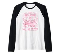 Jesus is My King Tshirt, Faith Love god Shirt Raglan Baseball Tee