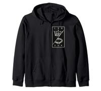 Jesus is my Lord and Savior - Christian Crown Zip Hoodie