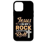 Jesus Is My Rock Bible Faith in God Religion Jesus Case for iPhone 12 mini