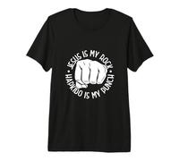 Jesus is My Rock - Hapkido is My Punch Premium T-Shirt