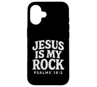 Jesus Is My Rock Psalms 18:2 Bible Verse Christian Case for iPhone 16