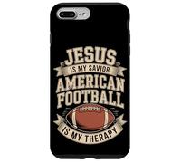 Jesus Is My Savior American Football Is My Therapy Case for iPhone 7 Plus/8 Plus