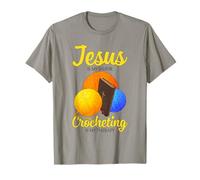 Jesus is My Savior Crochet Therapy Funny Crocheting T-Shirt