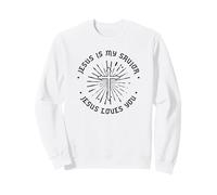 Jesus Is My Savior (Cross Graphic) Sweatshirt