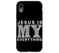 Jesus Is My Savior Everything Christian Word Worship Faith Case for iPhone XR