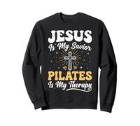Jesus Is My Savior Pilates Is My Therapy Sweatshirt