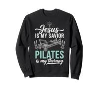 Jesus Is My Savior Pilates Is My Therapy Sweatshirt