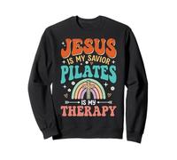 Jesus Is My Savior Pilates Is My Therapy Sweatshirt