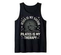 Jesus is My Savior Pilates is My Therapy Tank Top