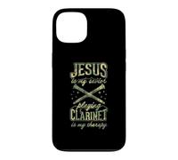 Jesus Is My Savior Playing Clarinet Is My Therapy Case for iPhone 13