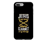 Jesus Is My Savior Playing Clarinet Is My Therapy Case for iPhone 7 Plus/8 Plus