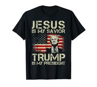 Jesus Is My Savior Trump Is My President Trump 2024 Election T-Shirt