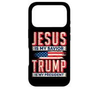 Jesus Is My Saviour Trump Is My President 2024 Election Case for iPhone 17 Pro