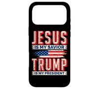 Jesus Is My Saviour Trump Is My President 2024 Election Case for iPhone 17 Pro Max