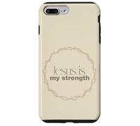 Jesus Is My Strength Christian Crown of Thorns Case for iPhone 7 Plus/8 Plus