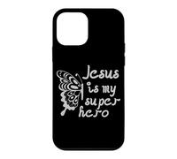 Jesus is my superhero Butterfly Design Faith-Based Fashion Case for iPhone 12 mini