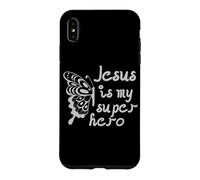 Jesus is my superhero Butterfly Design Faith-Based Fashion Case for iPhone XS Max