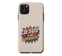 Jesus is my Superhero Christian Design Retro Comic Look Case for iPhone 11 Pro Max