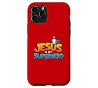Jesus Is My Superhero Christian Men Boy God Son Good Toddler Case for iPhone 11 Pro