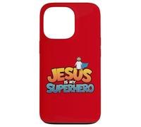 Jesus Is My Superhero Christian Men Boy God Son Good Toddler Case for iPhone 13 Pro