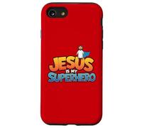 Jesus Is My Superhero Christian Men Boy God Son Good Toddler Case for iPhone SE (2020) / 7/8
