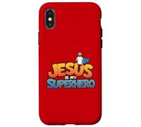 Jesus Is My Superhero Christian Men Boy God Son Good Toddler Case for iPhone X/XS