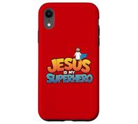 Jesus Is My Superhero Christian Men Boy God Son Good Toddler Case for iPhone XR