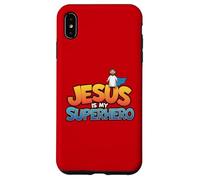 Jesus Is My Superhero Christian Men Boy God Son Good Toddler Case for iPhone XS Max