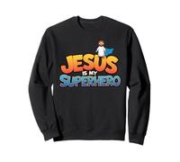 Jesus Is My Superhero Christian Men Boy God Son Good Toddler Sweatshirt