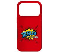 Jesus is My Superhero - Funny Cool Comic Book Case for iPhone 17 Pro