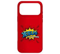 Jesus is My Superhero - Funny Cool Comic Book Case for iPhone 17 Pro Max