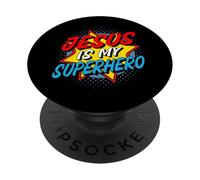 Jesus Is My Superhero PopSockets Adhesive PopGrip