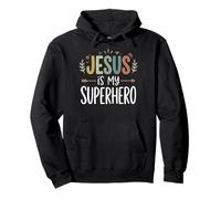 Jesus Is My Superhero Pullover Hoodie