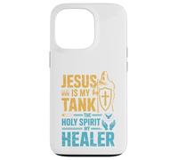 Jesus Is My Tank The Holy Spirit My Healer Christian Gamer Case for iPhone 13 Pro