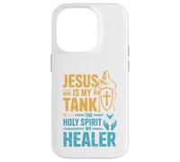 Jesus Is My Tank The Holy Spirit My Healer Christian Gamer Case for iPhone 14 Pro