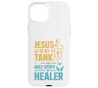 Jesus Is My Tank The Holy Spirit My Healer Christian Gamer Case for iPhone 15 Plus