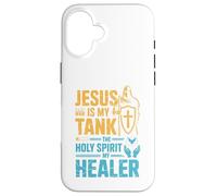 Jesus Is My Tank The Holy Spirit My Healer Christian Gamer Case for iPhone 16