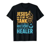Jesus is My Tank The Holy Spirit My Healer Christian Gamer T-Shirt
