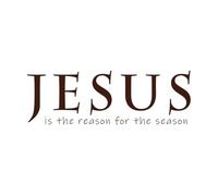Jesus is Reason Engraving Decals 42x125.4cm Tattoo Culture Coffee