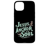 Jesus Is The Anchor Of My Soul Hebrews 6:19 Bible Verse Gift Case for iPhone 15 Plus