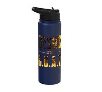 Jesus is The G.O.A.T Inspirational Christian Graphic Stainless Steel Insulated Water Bottle