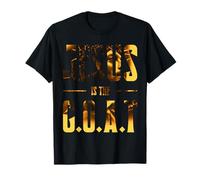 Jesus Is The G.O.A.T Inspirational Christian Graphic T-Shirt