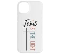 Jesus Is The Light Christian Faith Quote Case for iPhone 14 Plus