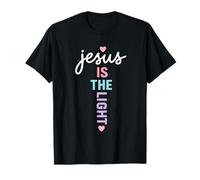Jesus is The Light Christian Quote God Worshiper Bible T-Shirt