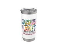 Jesus is The Light in The Darkness Stainless Steel Insulated Tumbler