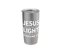 Jesus is The Light in The Darkness Stainless Steel Insulated Tumbler