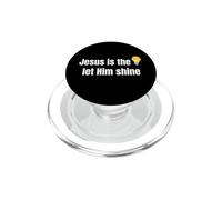 Jesus Is The Light Let Him Shine I'm Gonna Let It Shine PopSockets PopGrip for MagSafe